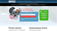 Desktop Screenshot of imrex.sk