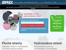 Tablet Screenshot of imrex.sk